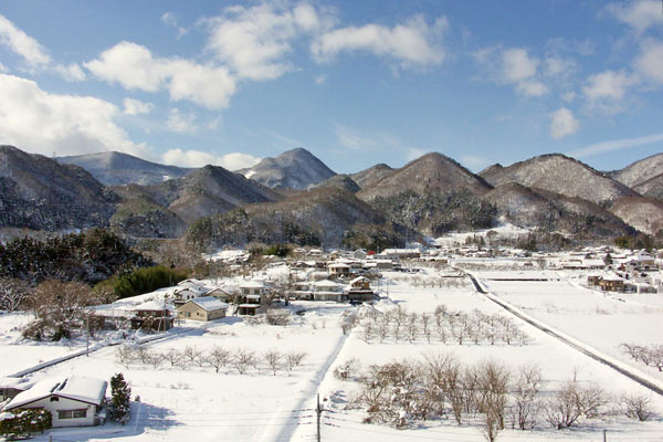冬の雪が少なかった（群馬県みなかみ町）