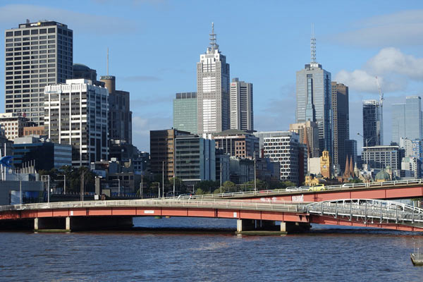 猛暑に見舞われたメルボルン