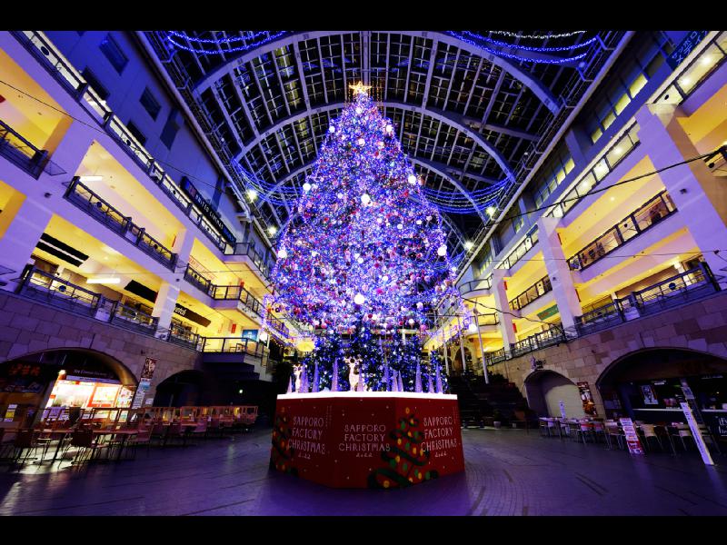 サッポロファクトリーアトリウム Sapporo Factory Christmas 21 冬は 楽しもう ウェザーニュース サッポロファクトリーアトリウム Sapporo Factory Christmas 21 冬は 楽しもう ウェザーニュース