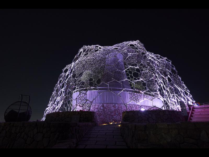 六甲ガーデンテラスのイルミネーション情報 六甲山光のアート Lightscape In Rokko 冬バージョン 冬はつとめて ウェザーニュース