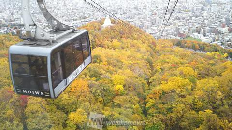 札幌もいわ山ロープウェイ(北海道)の紅葉見頃情報・紅葉名所｜紅葉Ch 