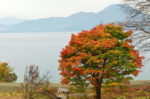 田沢湖 秋田 の紅葉見頃情報 紅葉情報 ウェザーニュース