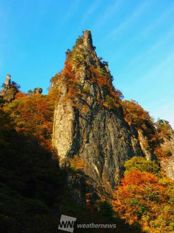 妙義山 群馬 の紅葉見頃情報 紅葉情報 ウェザーニュース