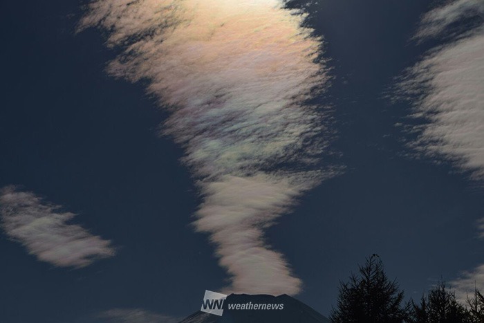 雨上がり 雨上がりに現れた“虹色雲” - ウェザーニュース