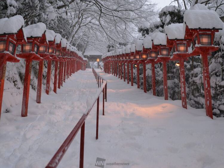 息をのむ 京都 広島の美しい雪景色 ウェザーニュース