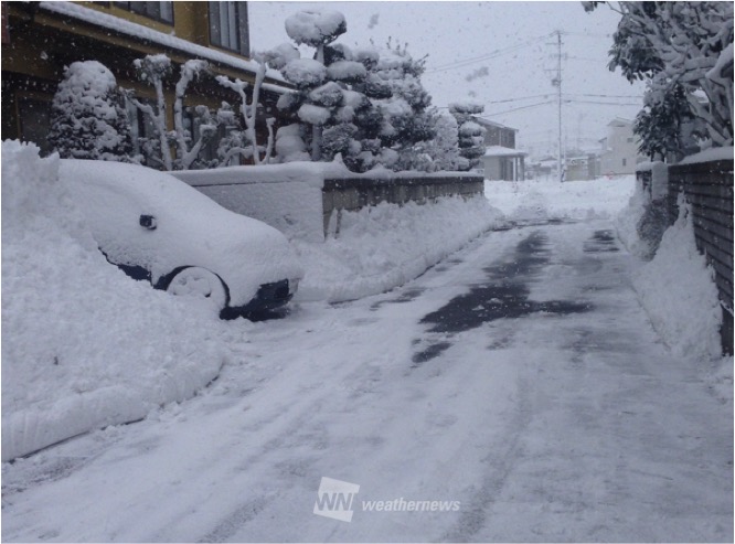 長野で積雪急増 路面状態の悪化に注意 ウェザーニュース