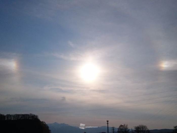 北海道に“幻日”、天気下り坂のサイン現る - ウェザーニュース