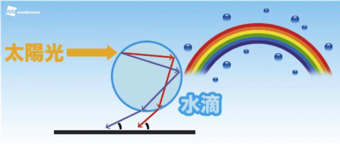 ダブルレインボー出現！ - ウェザーニュース
