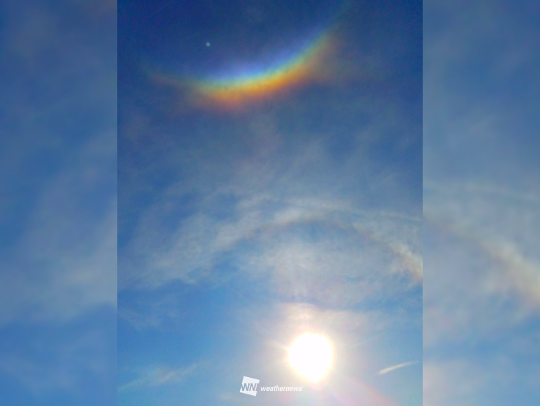 見たことのない空 環天頂アーク｜nishitani