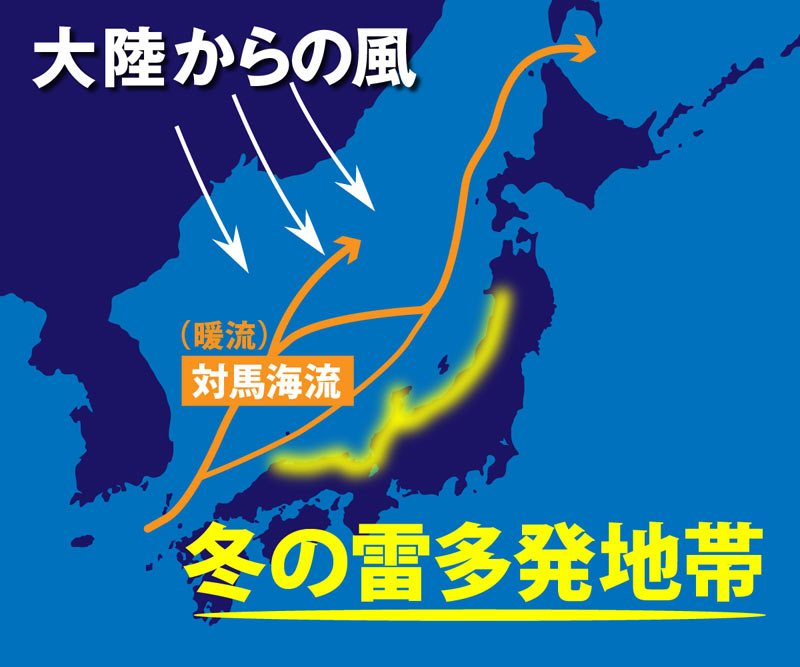 エネルギーは夏の雷の数百倍 世界でも珍しい 冬季雷 の実態 ウェザーニュース