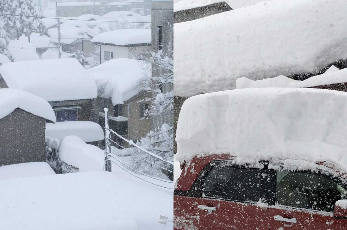 北陸西部の豪雪 JPCZの停滞が原因 - ウェザーニュース