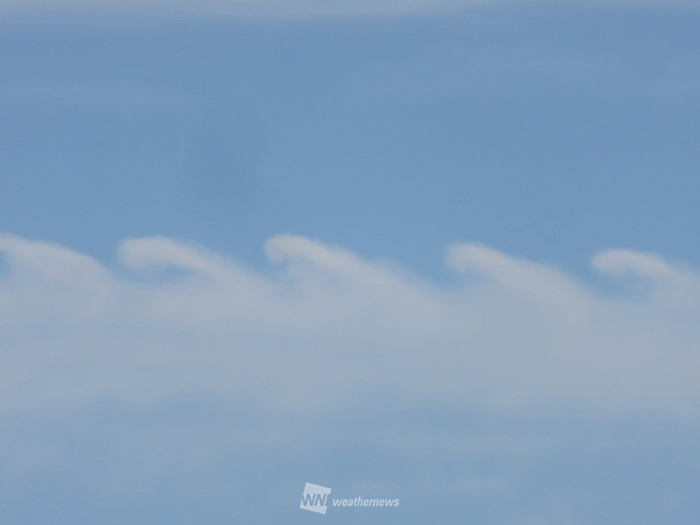 空にギザギザした雲が！？ - ウェザーニュース