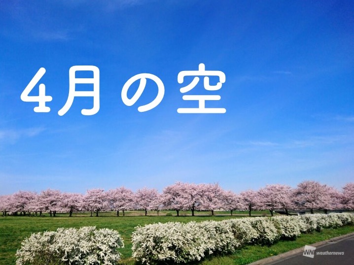 空好き社員が厳選 4月の空 ウェザーニュース