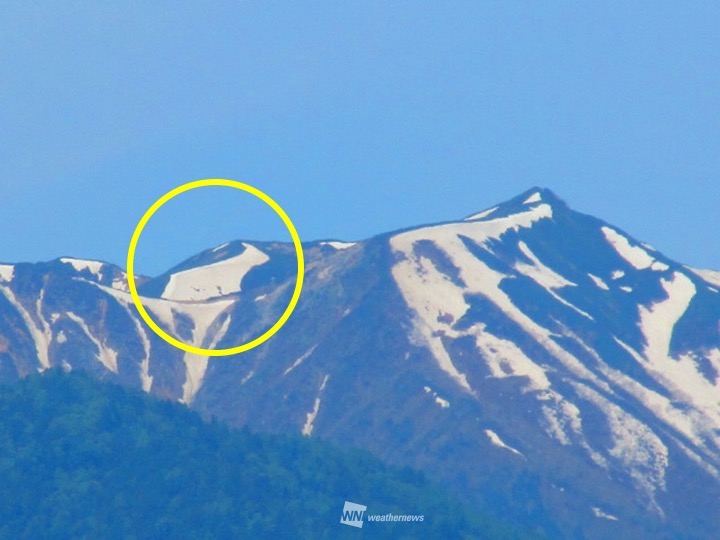 福島 吾妻山で巨大雪うさぎを発見 ウェザーニュース