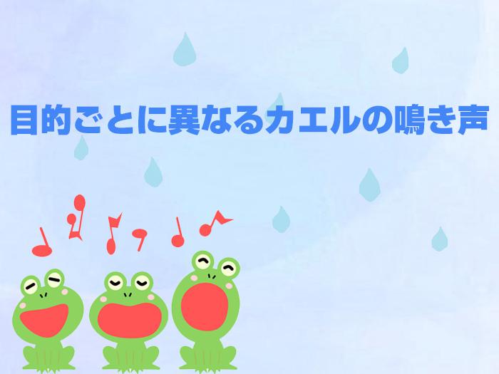 二十四節気 七十二候 季節の進みを感じさせるカエルたちの声 ウェザーニュース