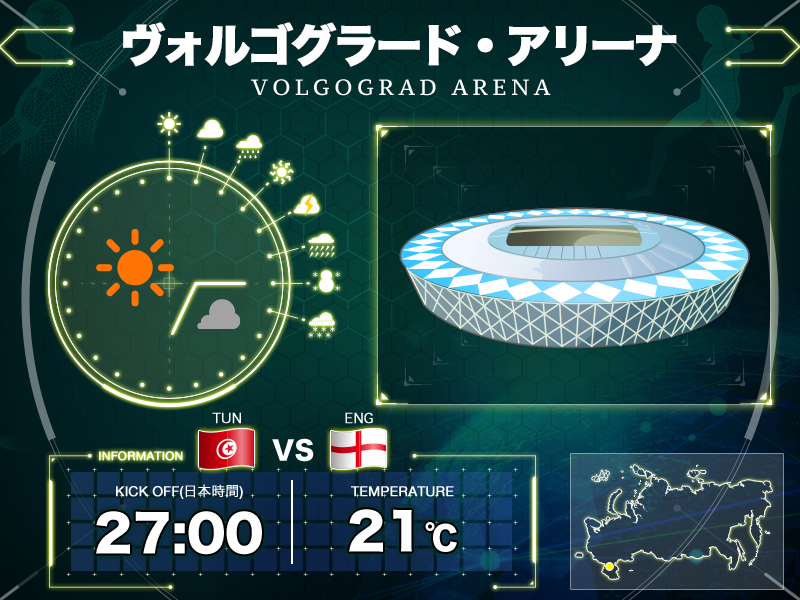 サッカーワールドカップ In ロシア 会場周辺の天気予報 ウェザーニュース