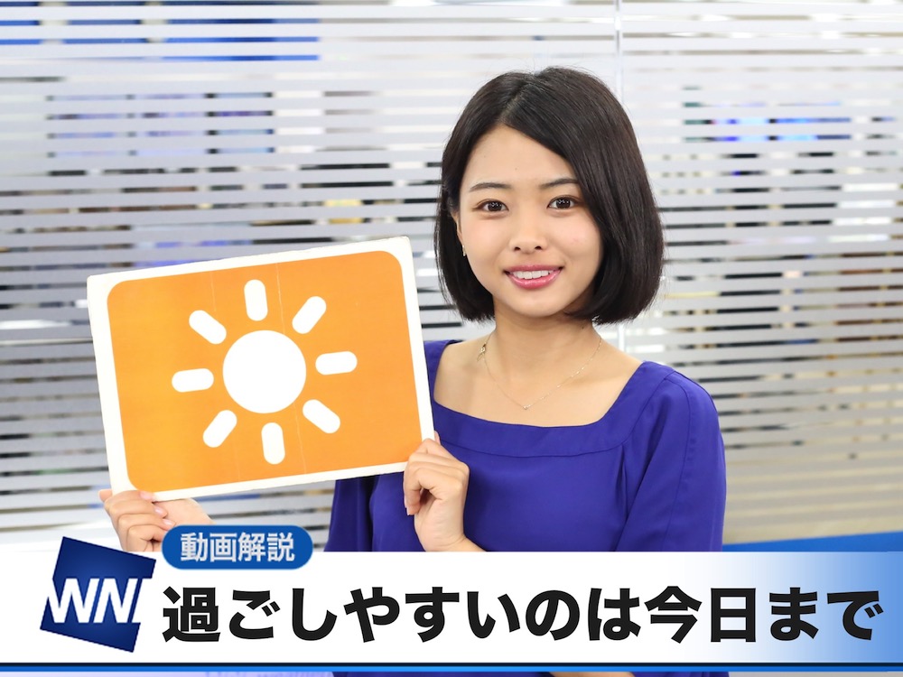 8月19日(日)朝のウェザーニュース・お天気キャスター解説