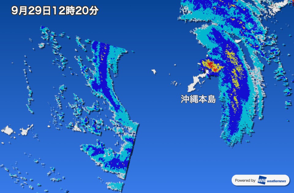 レーダー 沖縄 天気