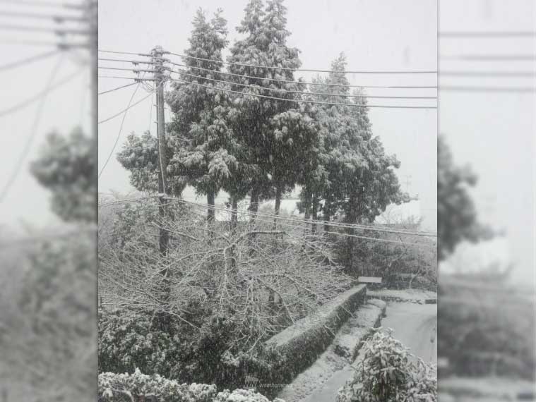 新潟、金沢、鳥取で初雪 各地とも平年より遅い観測 - ウェザーニュース