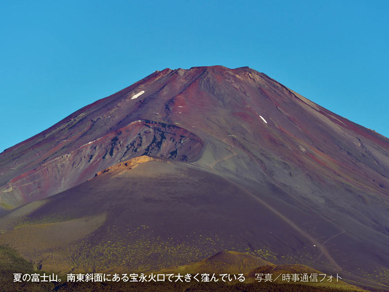 富士山爆発 - 美術品