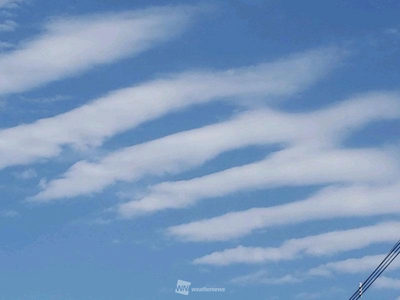 福岡など九州各地でナミナミ雲 天気下り坂のサイン - ウェザーニュース