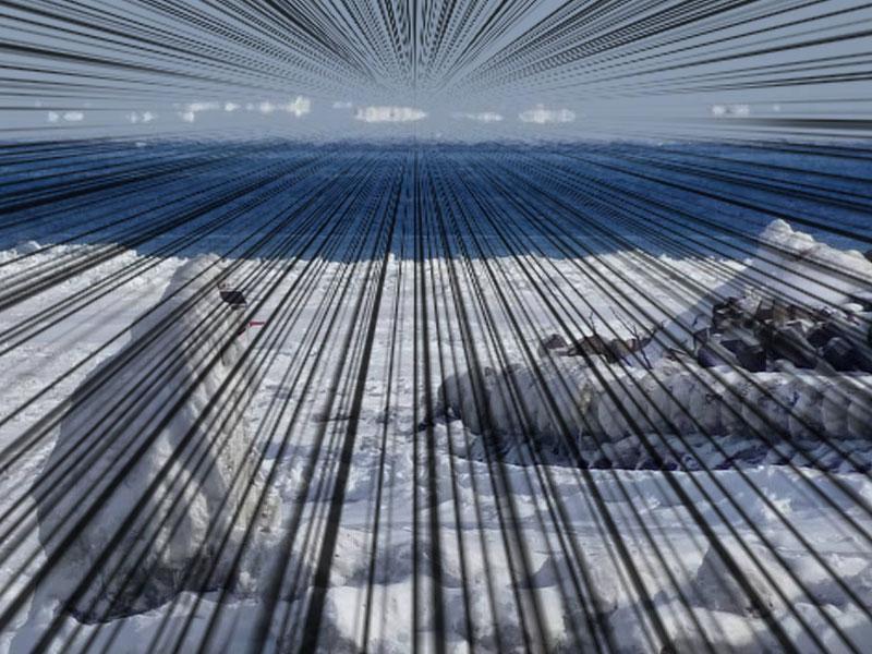 あれ、浮いてない!?」 流氷が蜃気楼で空に舞う - ウェザーニュース