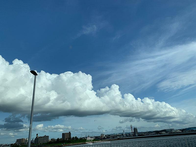 木更津など千葉県上空で雲が渋滞 東京でも多数目撃 ウェザーニュース