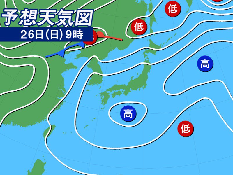 5月26日 日 の天気 暑さ継続 北海道で猛暑日の可能性も ウェザーニュース