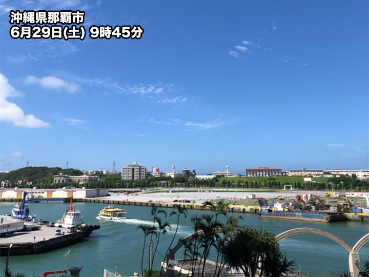 沖縄地方が梅雨明け 平年より6日遅く夏到来 ウェザーニュース