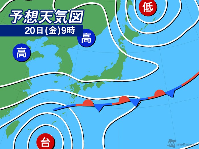 今日日 金 の天気 台風17号が沖縄に接近 雨風の強まりに注意 19年9月日 Biglobeニュース
