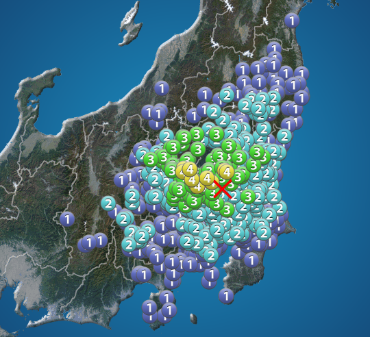 地震 栃木 栃木県北部で地震発生 日光市で震度4