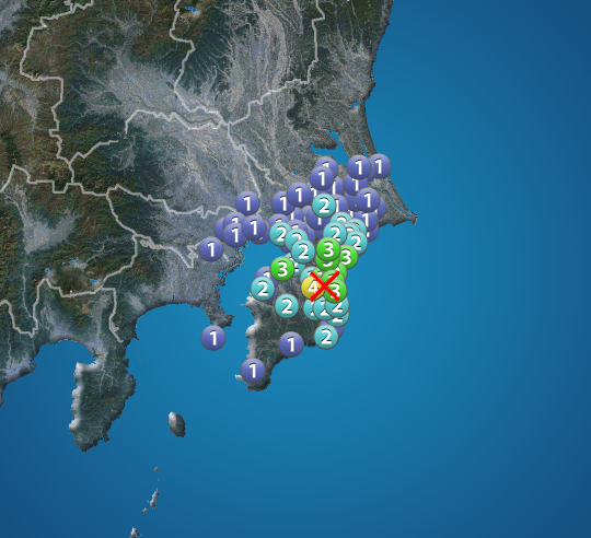 千葉県で震度4の地震 津波の心配なし ウェザーニュース