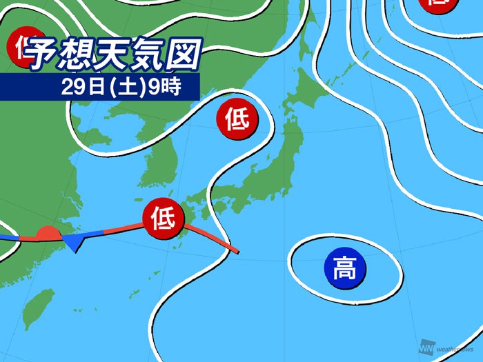 週間天気 週末は西 北日本で雨や雪 3月はじめは春の暖かさ 年2月28日 Biglobeニュース