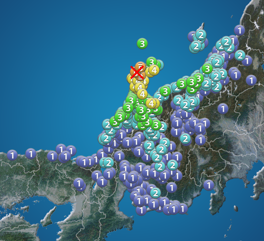 石川 県 速報 地震 地震情報
