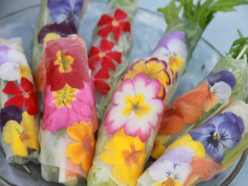 栄養豊富な食用花 エディブルフラワー で 春の食卓を華やかに ウェザーニュース