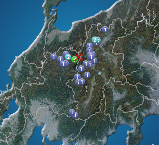 岐阜県で震度3の地震発生 | ウェザーニュース