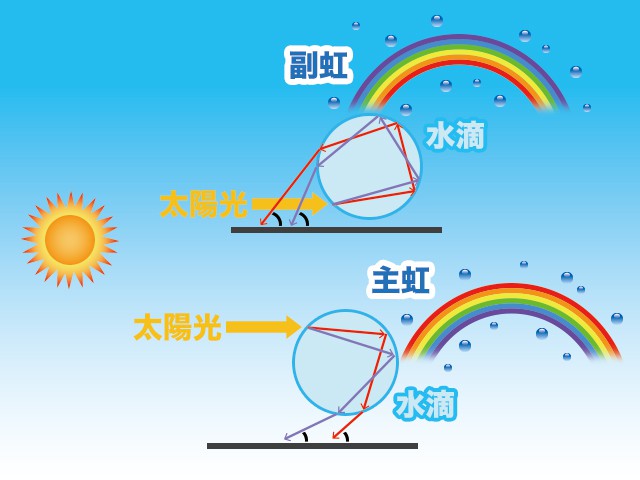 東京の空に虹がかかる うっすらと副虹も出現（2020年5月28日 