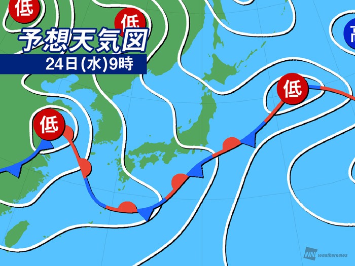今日の天気 6月24日 水 関東 東京など は梅雨空で蒸し暑い 西日本は暑さ注意 ウェザーニュース