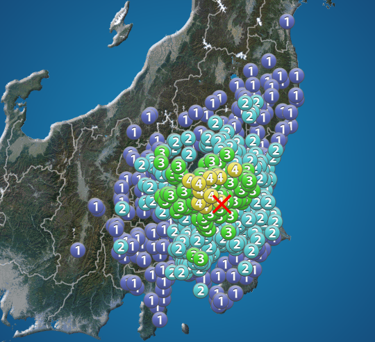 地震 本日 の