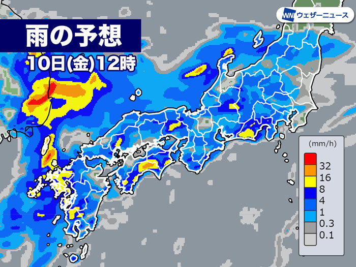 今日10日 金 の天気 梅雨の大雨続く 九州から東海は被害拡大に警戒 年7月10日 Biglobeニュース