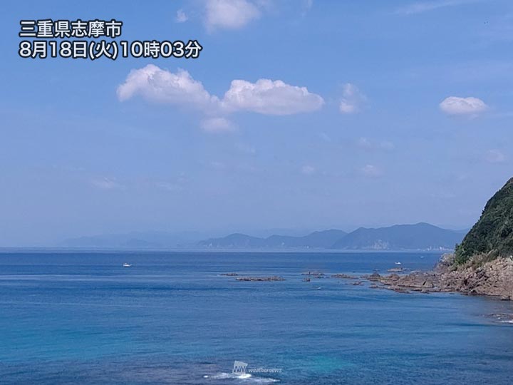 酷暑続く西日本 東海は35 超が多数 午後は40 に迫る所も ウェザーニュース