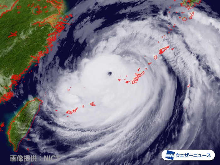 台風9号 さらに発達する予想 記録的暴風や猛烈な雨に厳重警戒 - ウェザーニュース