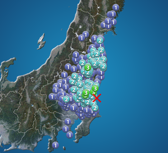 福島県 茨城県で震度3の地震発生 年10月5日 Biglobeニュース