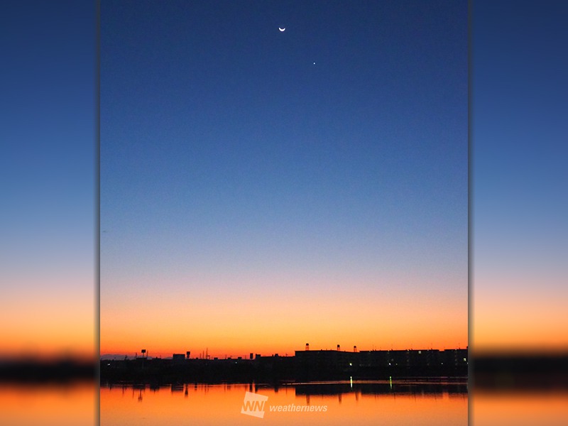 朝焼けマジックアワー 大阪など近畿で夜明けの美しすぎる空の変化 ウェザーニュース