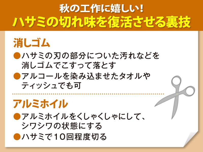 芸術の秋に重宝するハサミ 落ちた切れ味は消しゴムとアルミホイルで復活 ウェザーニュース