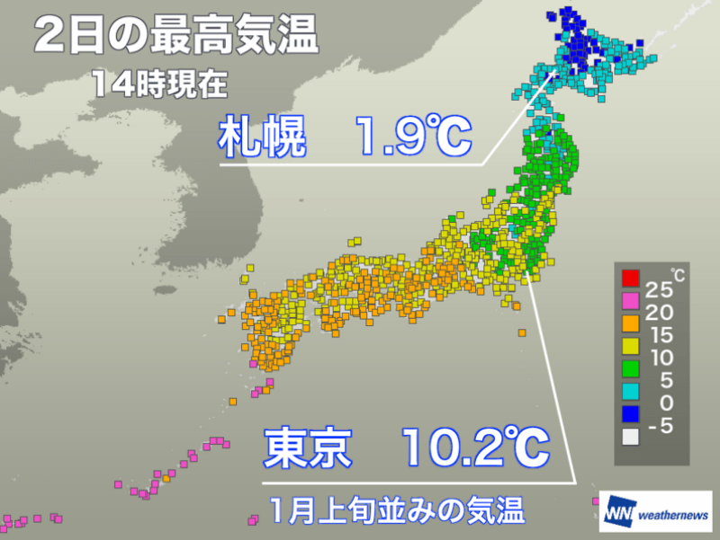 関東は冬本番の寒さ 明日は日差しで寒さ和らぐ ウェザーニュース