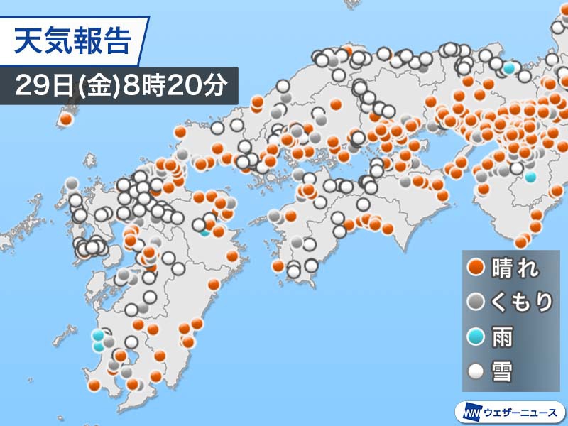 強い寒気南下で九州や四国も雪に 鳥取では16日ぶりに積雪を観測 ウェザーニュース