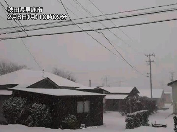 冬の天気に逆戻りで日本海側は雪 夕方以降は北陸など1時間10cm以上の雪も ウェザーニュース