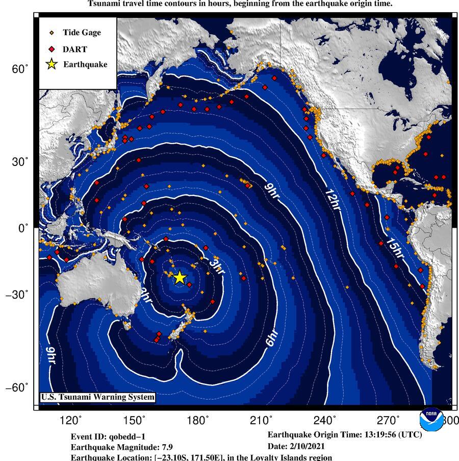 南太平洋でm7 7の地震 バヌアツなどで津波を観測 日本では津波被害の心配なし ウェザーニュース