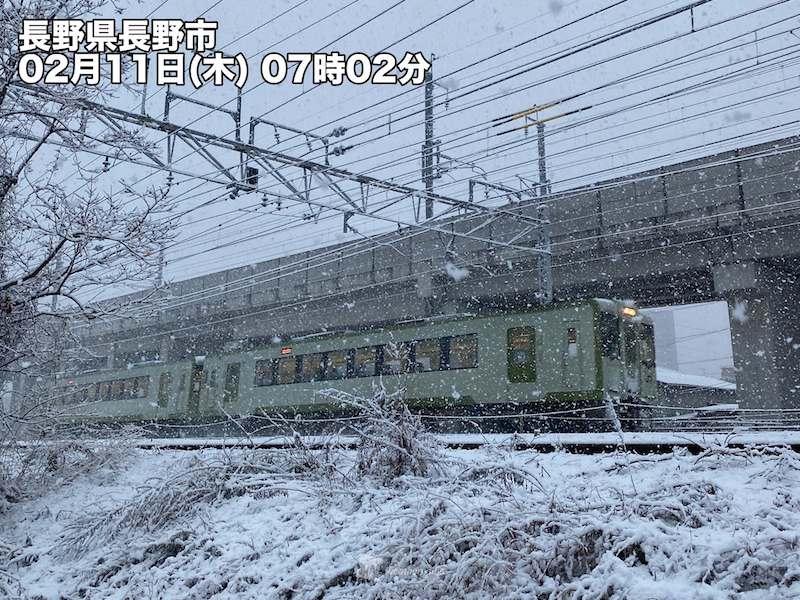 長野や関東北部山沿いで積雪増 この後は天気回復へ ウェザーニュース